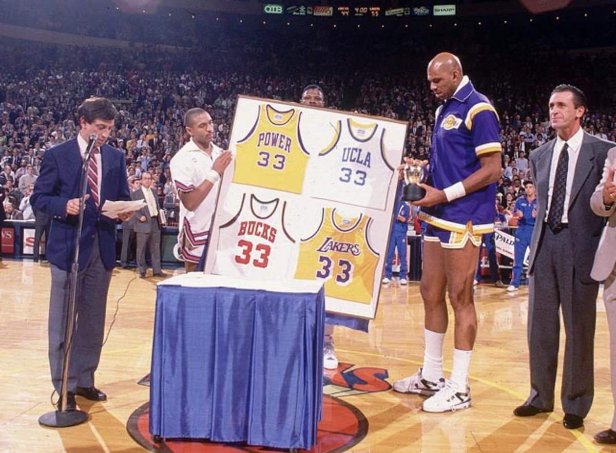 Mark Jackson and Kareem Abdul Jabbar