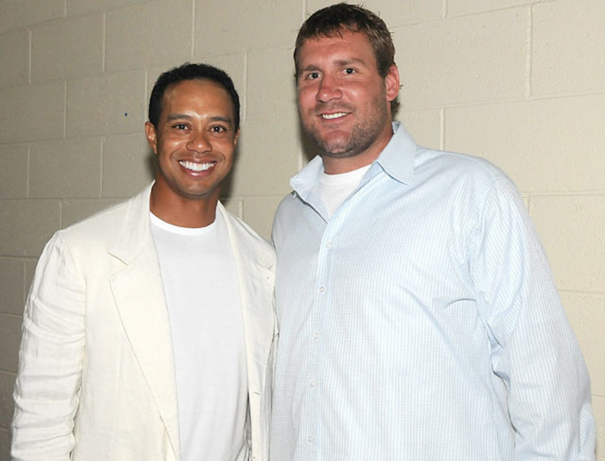 Ben Roethlisberger and Tiger Woods