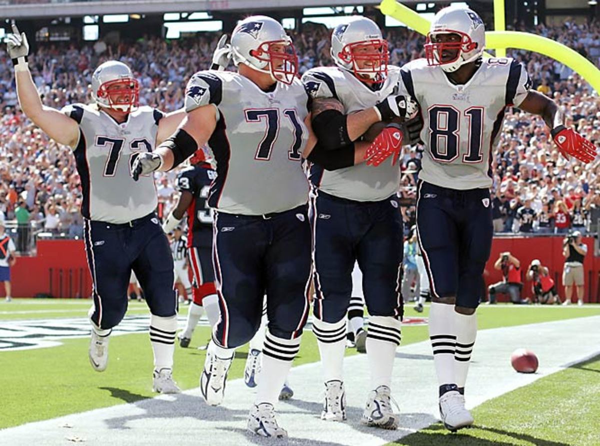 The Patriots' offensive line