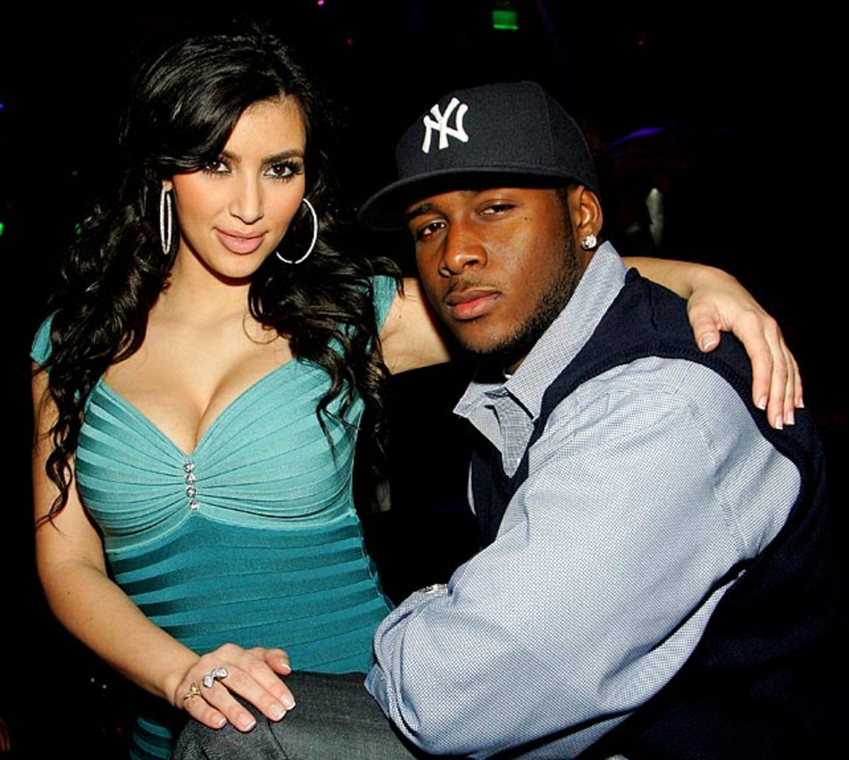 Kim Kardashian and Reggie Bush