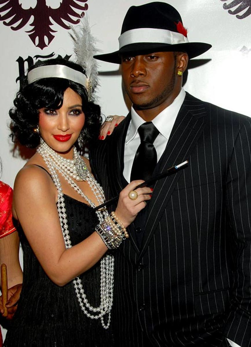 Kim Kardashian and Reggie Bush