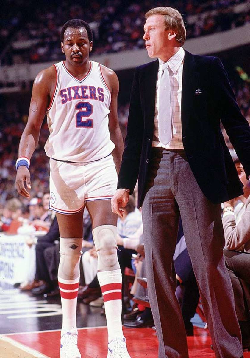 Billy Cunningham and Moses Malone