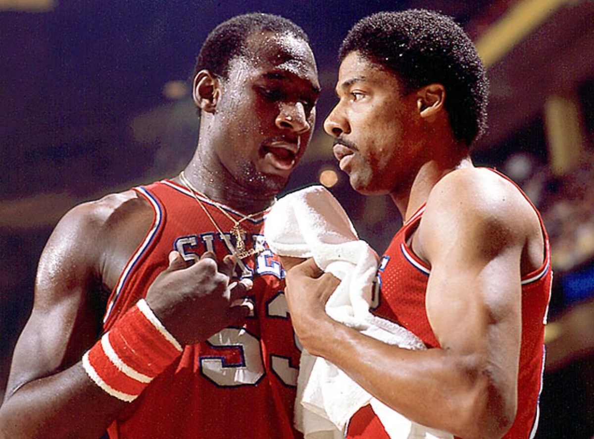 Darryl Dawkins and Julius Erving