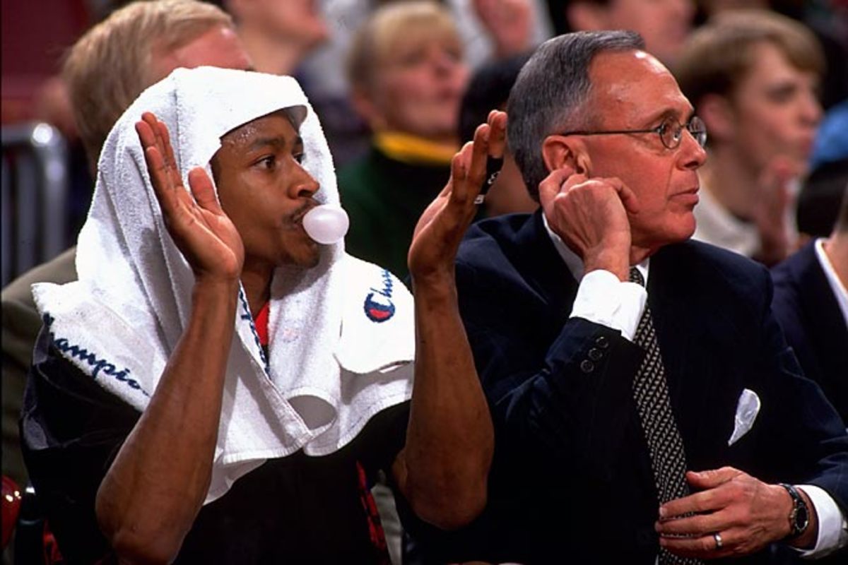 Larry Brown and Allen Iverson