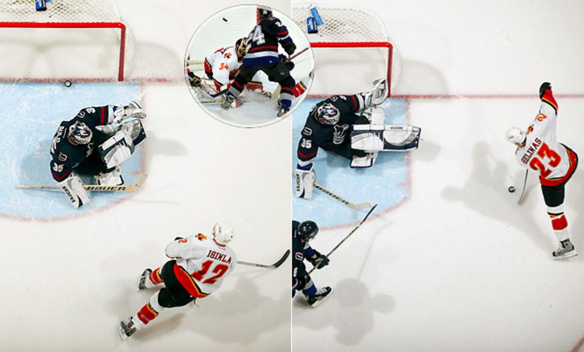 Flames 3, Canucks 2 (OT)