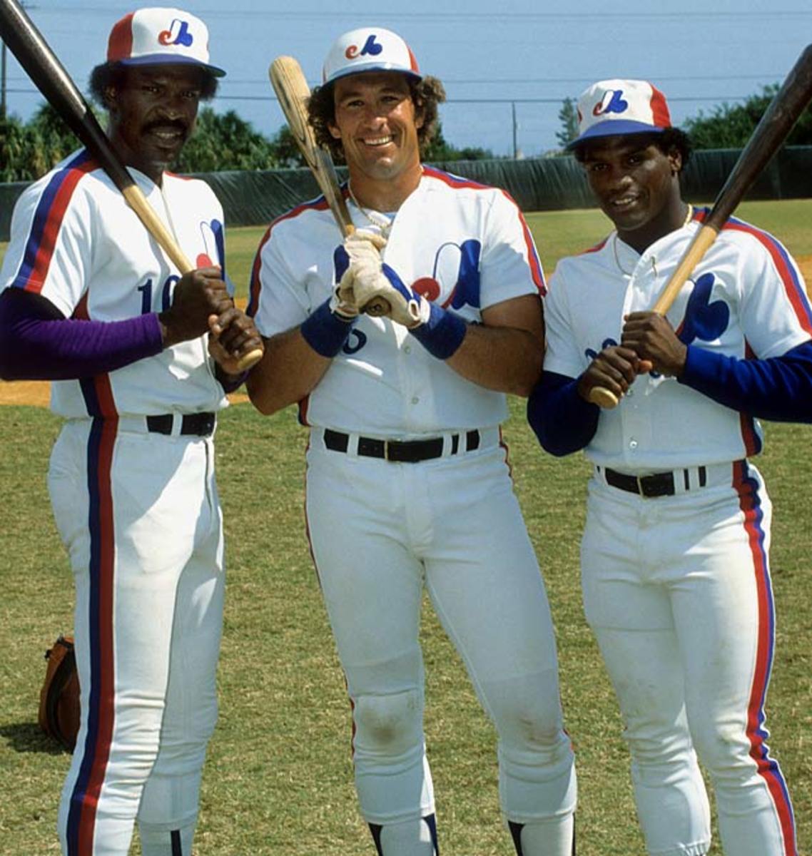 Andre Dawson, Gary Carter and Tim Raines