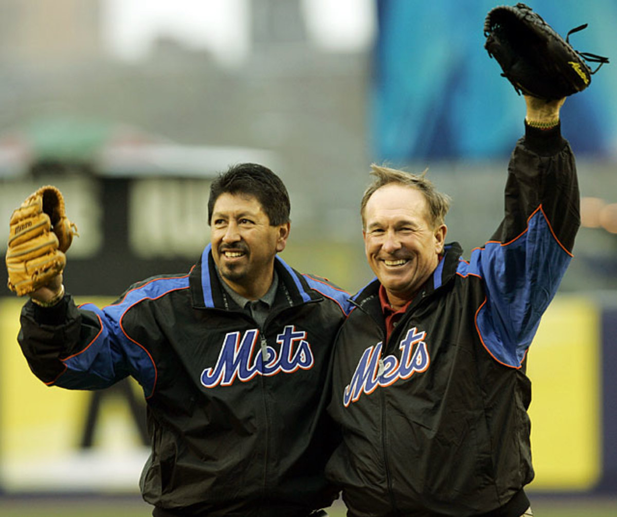 Jesse Orosco and Gary Carter