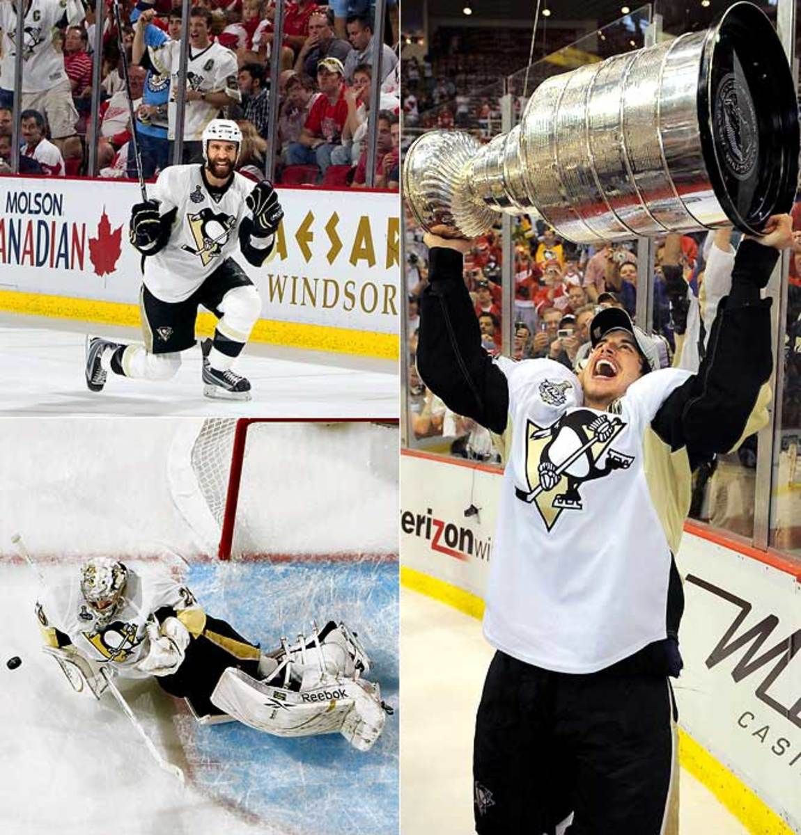 Penguins 2, Red Wings 1