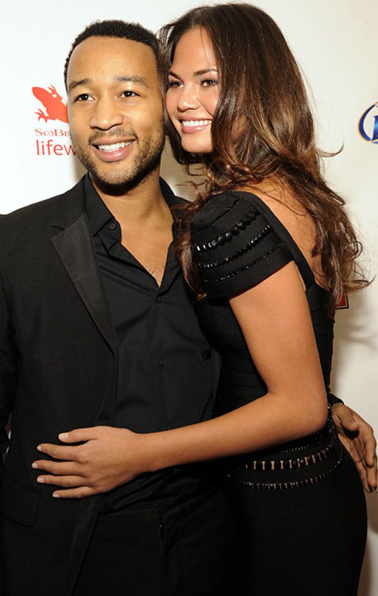 John Legend and SI Swimsuit model Chrissy Teigen