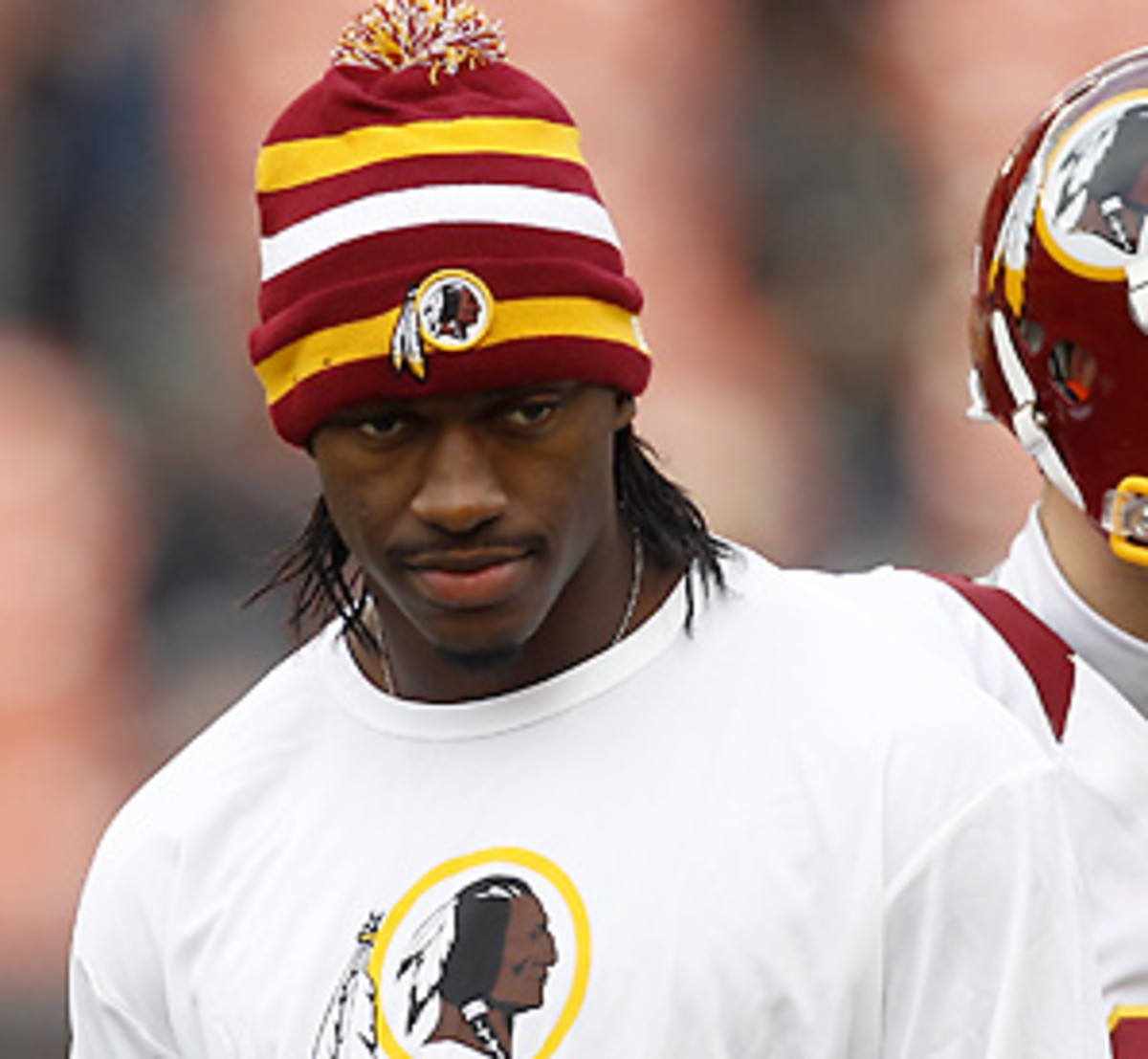 Robert Griffin III felt he was healthy enough to play in Week 15, but the Redskins didn't agree. (Matt Sullivan/Getty Images)