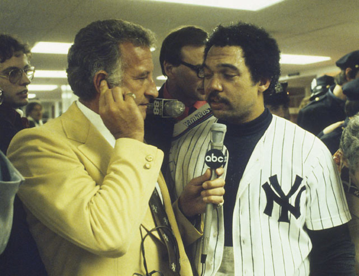 Bob Uecker and Reggie Jackson 