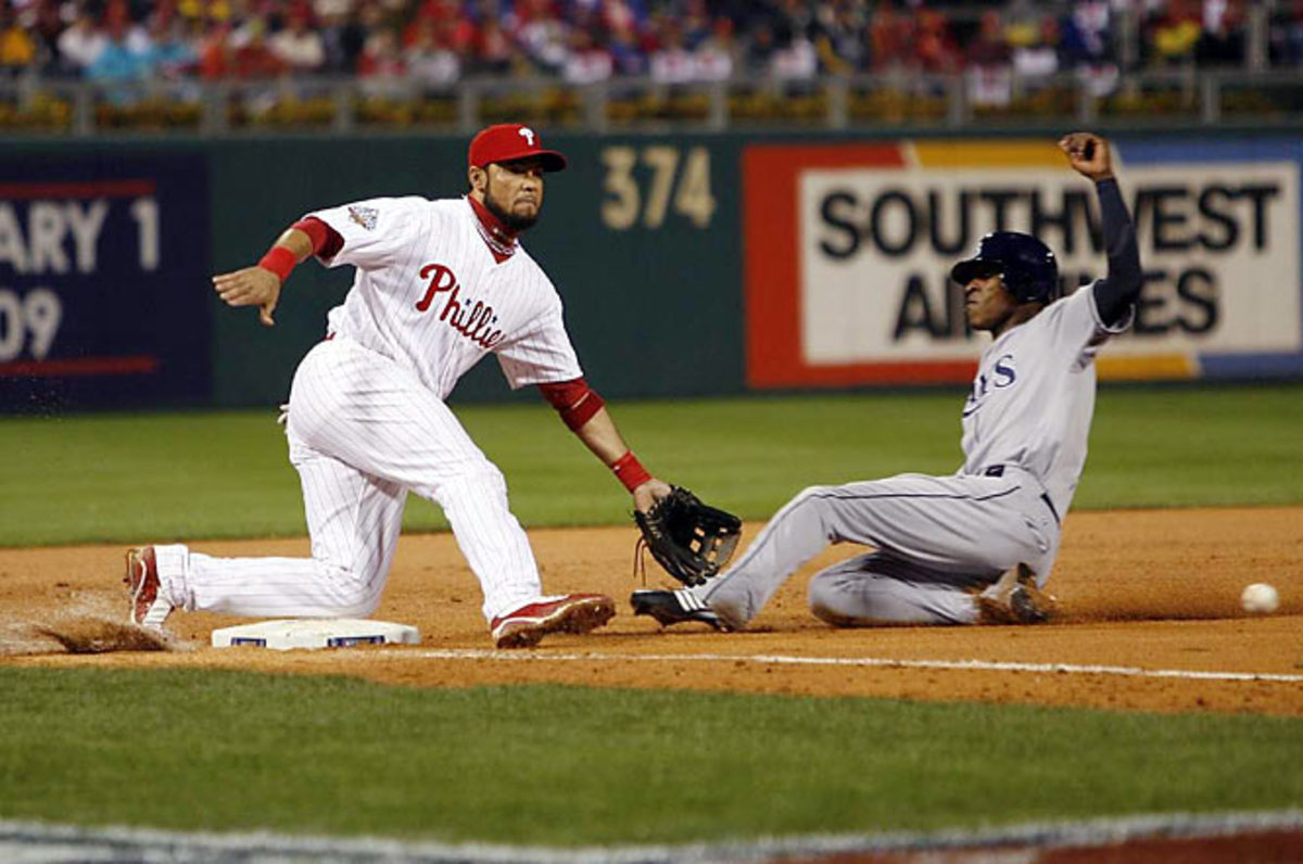 B.J. Upton and Pedro Feliz