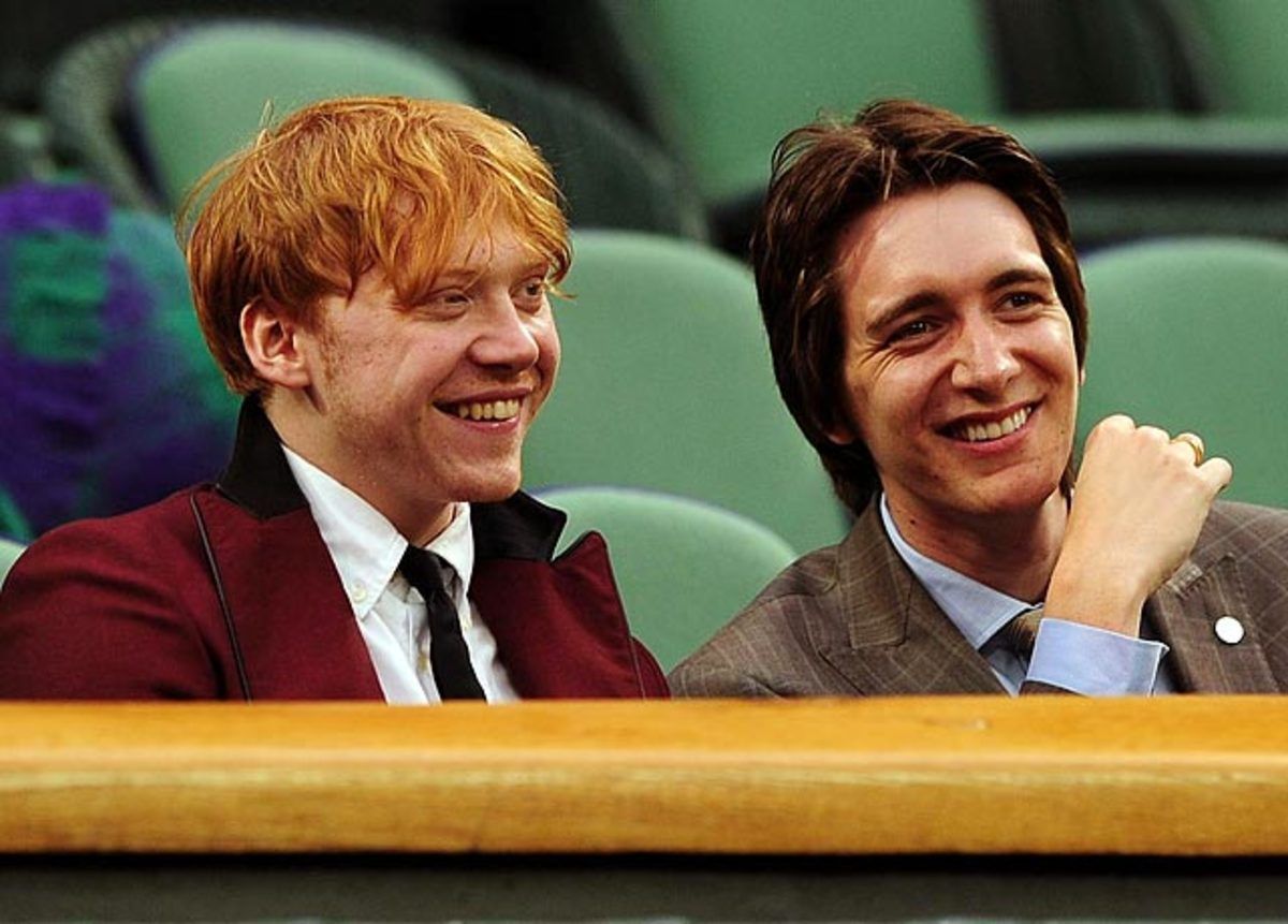 Rupert Grint (left)