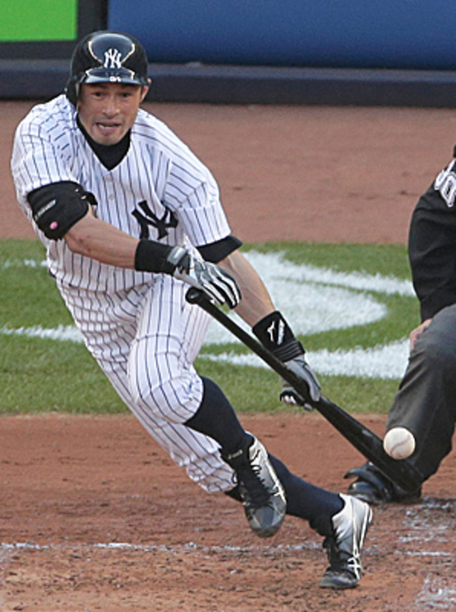 After joining the Yankees on July 23, Ichiro Suzuki hit.322 with five homers, 27 RBIs and 14 steals.