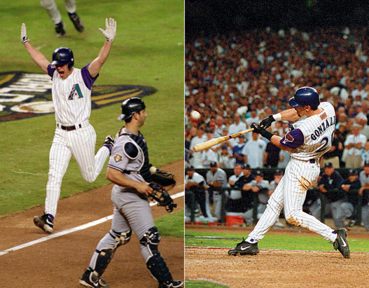 Luis Gonzalez hits World Series-winning single 