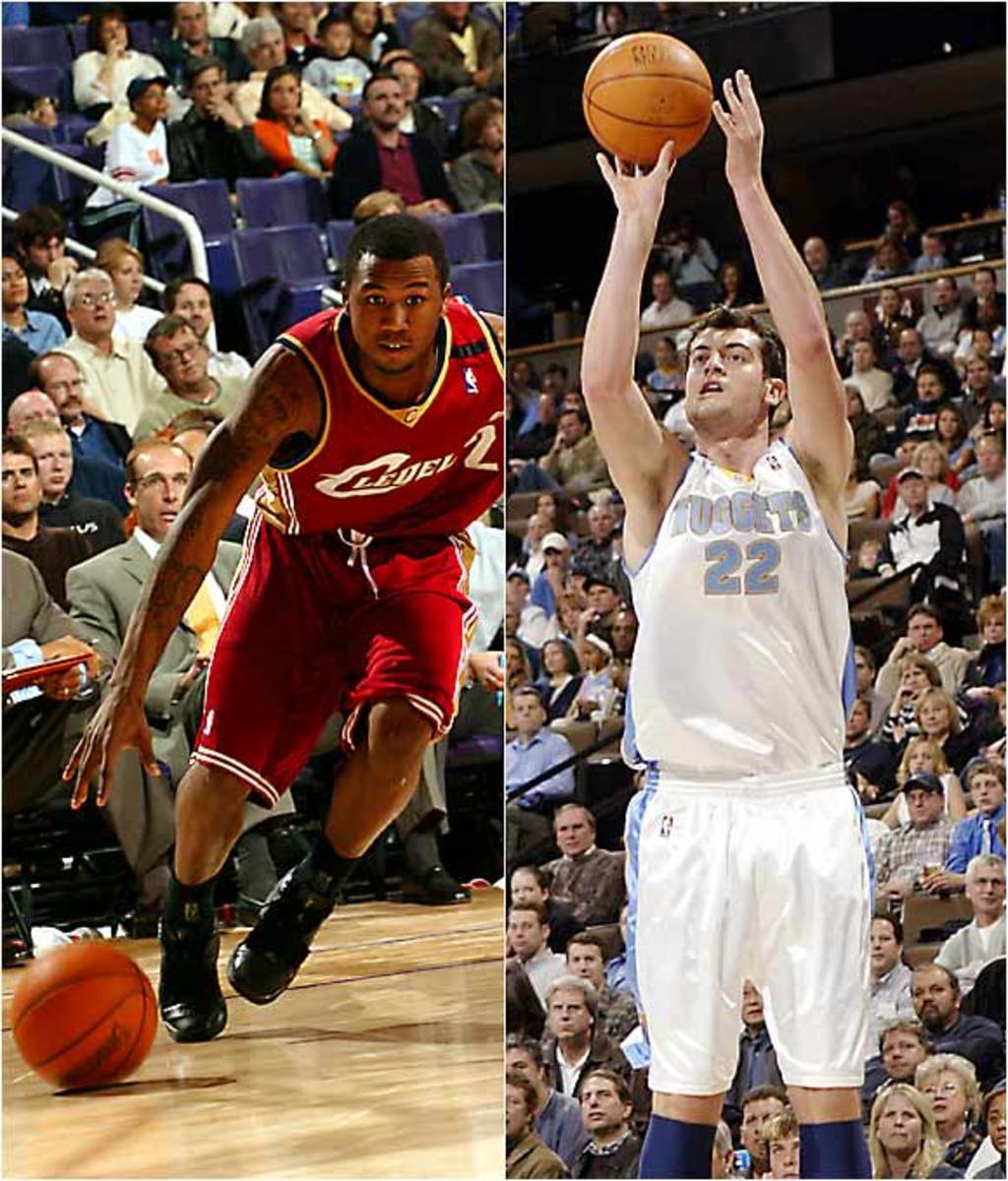 Nikoloz Tskitishvili, Nuggets/Dajuan Wagner, Cavs 