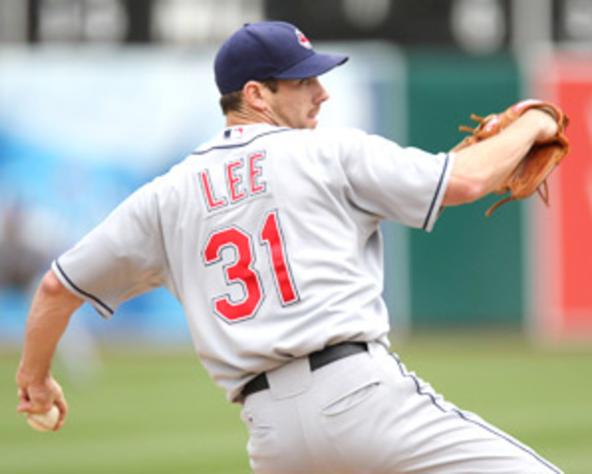 2002 Cliff Lee Rookie Season Game-Used Cleveland Indians Home