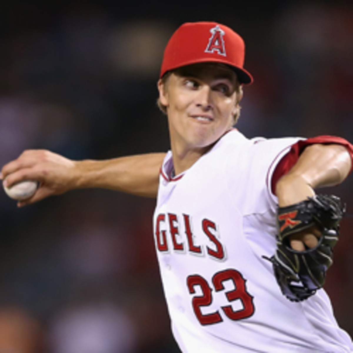 The Dodgers, Nationals, Rangers and Angels are among MLB teams interested in Zack Greinke. (Jeff Gross/Getty Images)