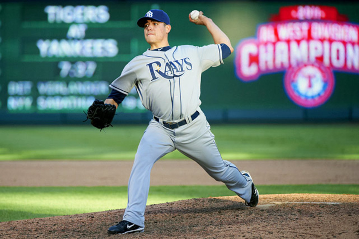 Rays start rookie Matt Moore in Game 1