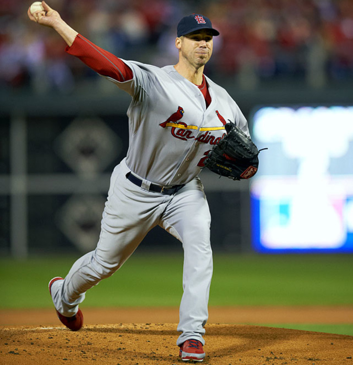 Cardinals start Chris Carpenter on three days' rest