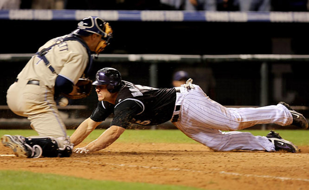 Rockies 9, Padres 8 (13 innings) | 2007 NL wild card tiebreaker