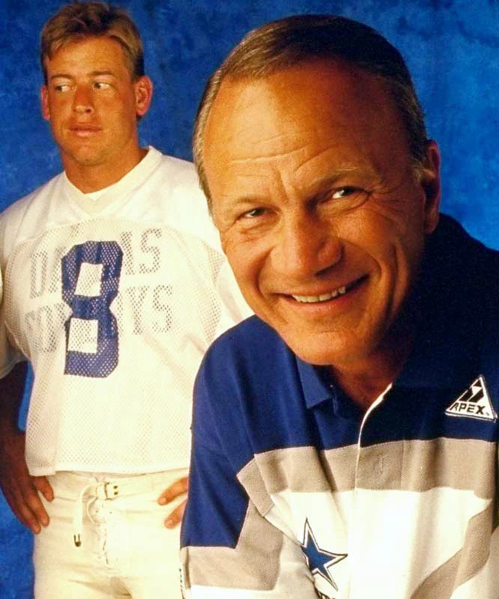 Troy Aikman and Barry Switzer