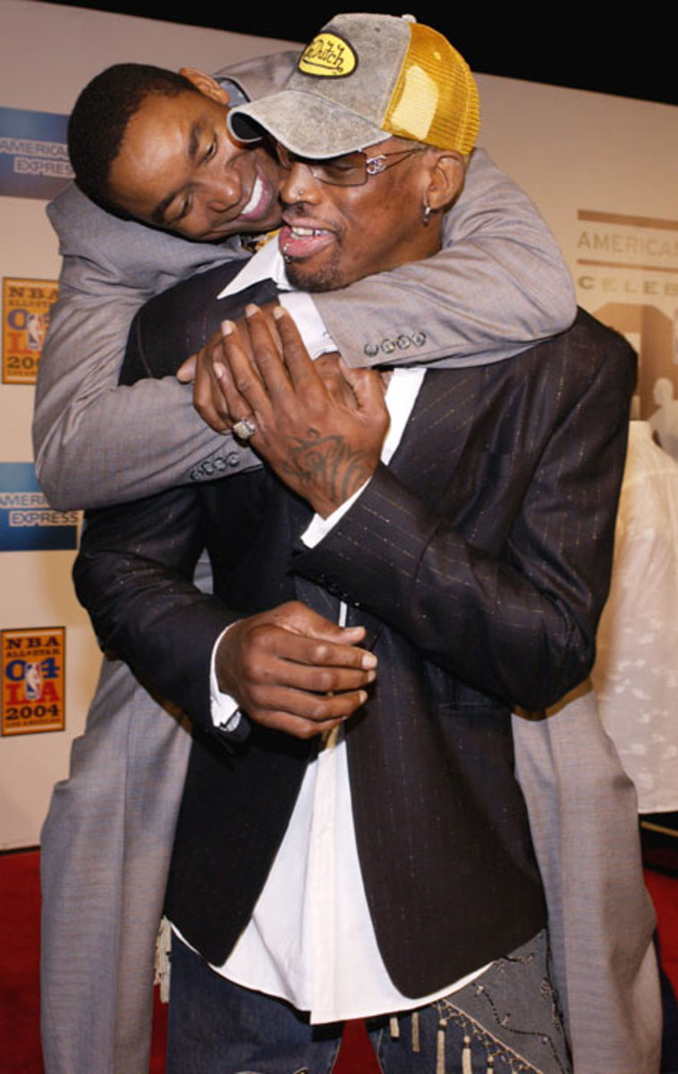 Isiah Thomas and Dennis Rodman