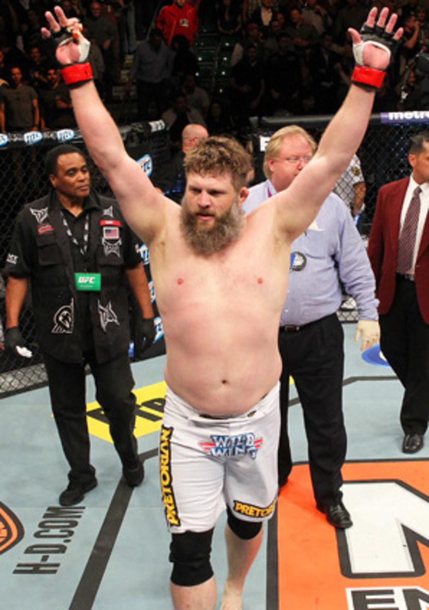 All five of Roy Nelson's UFC victories have come by knockout.