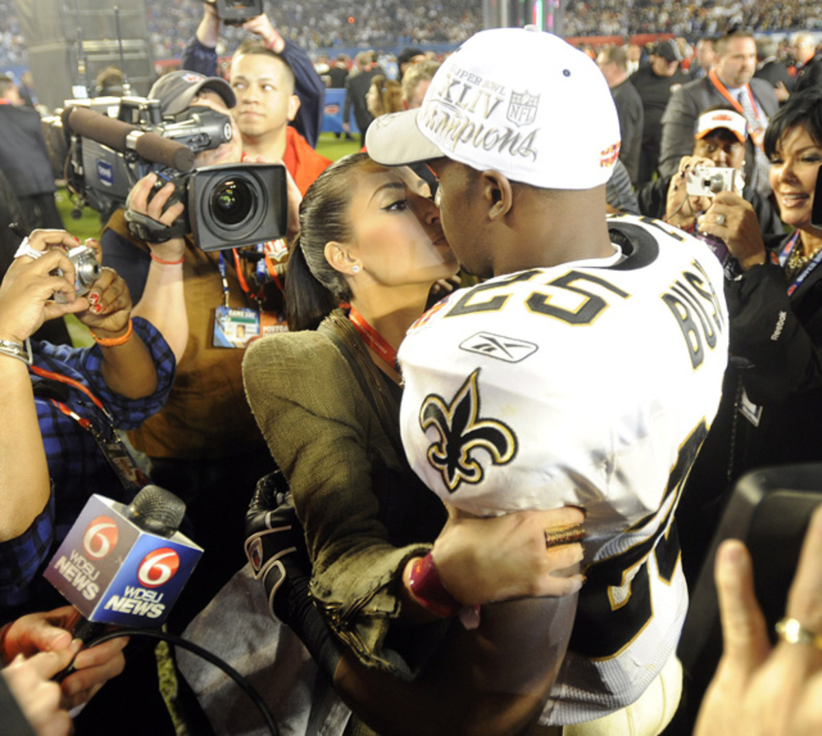 Reggie Bush and Kim Kardashian