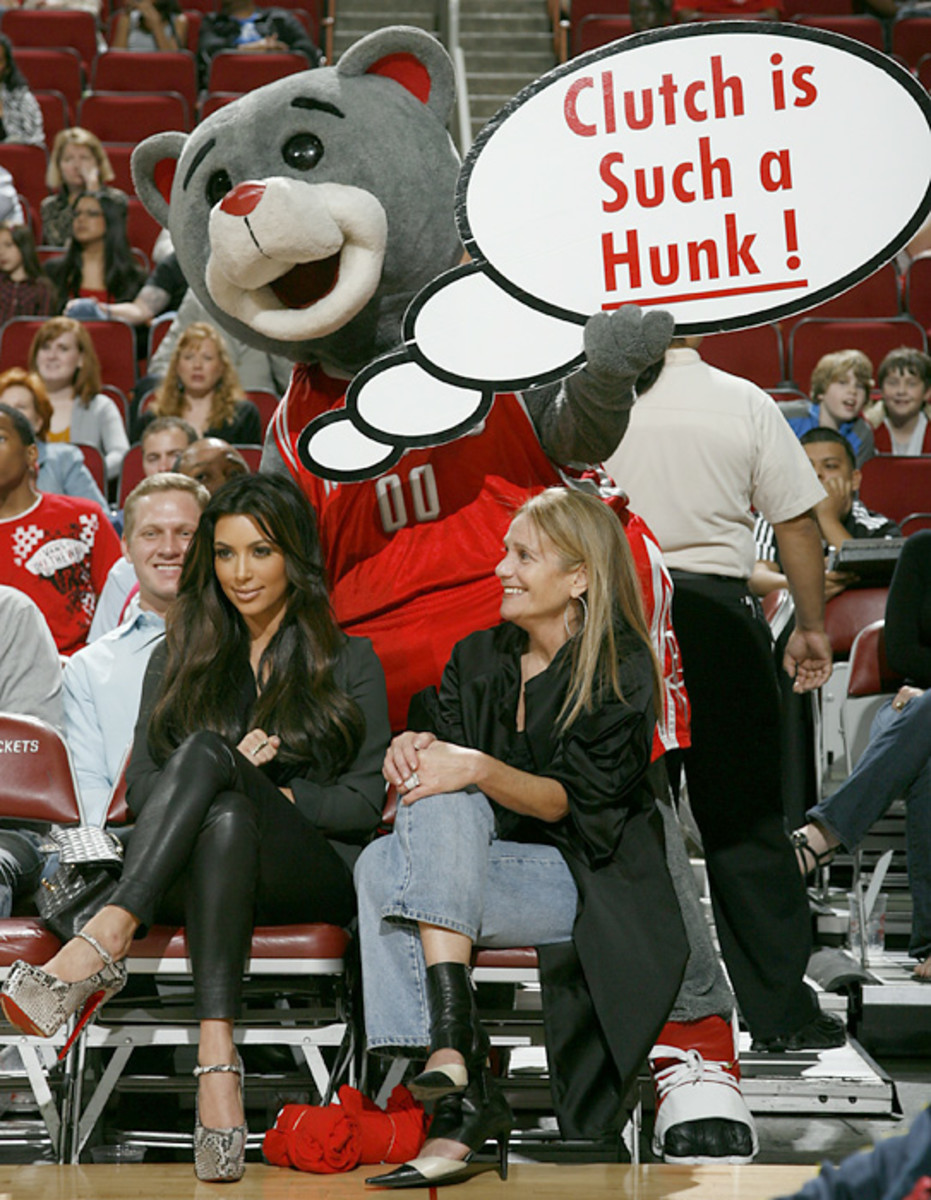 Kim Kardashian and Clutch