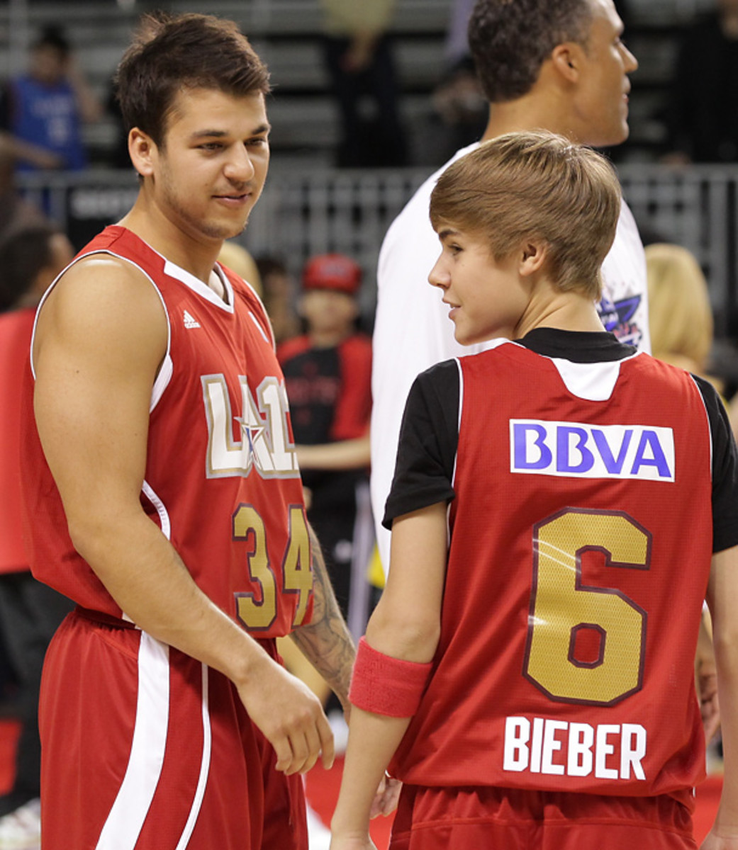 Robert Kardashian and Justin Bieber 