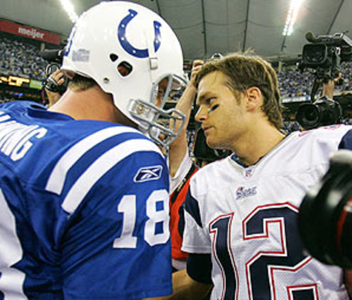 Dan Shaughnessy PatriotsColts has the AliFrazier of NFL rivalries Sports Illustrated