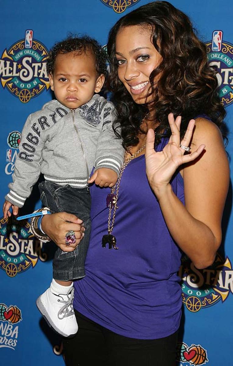 Television personality LaLa Vasquez and son Kiysan