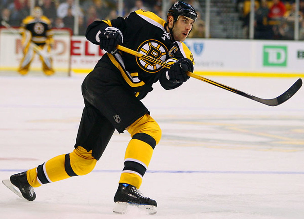 Hardest shot: Zdeno Chara (Boston Bruins)