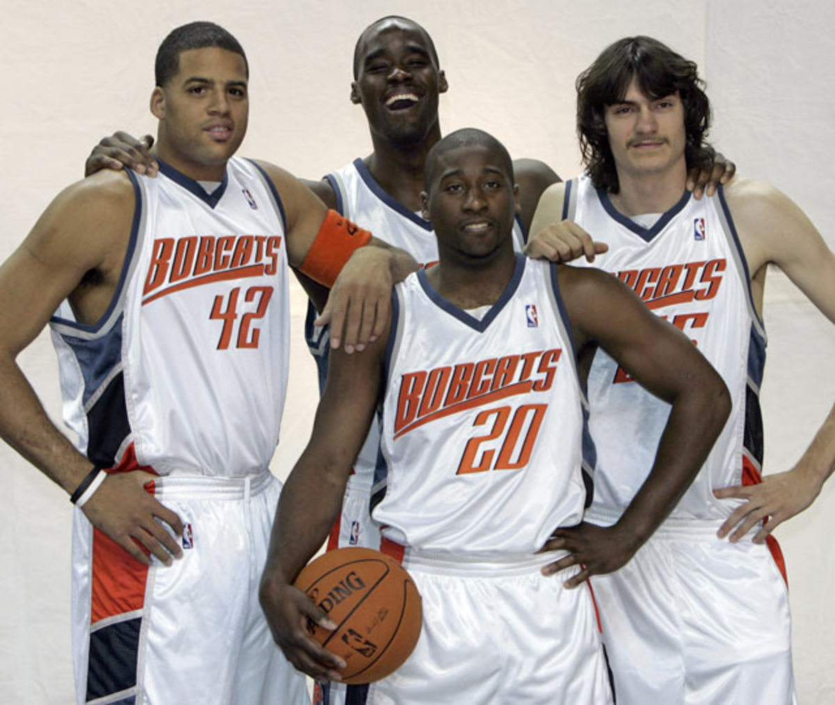 Emeka Okafor, Sean May, Raymond Felton and Adam Morrison