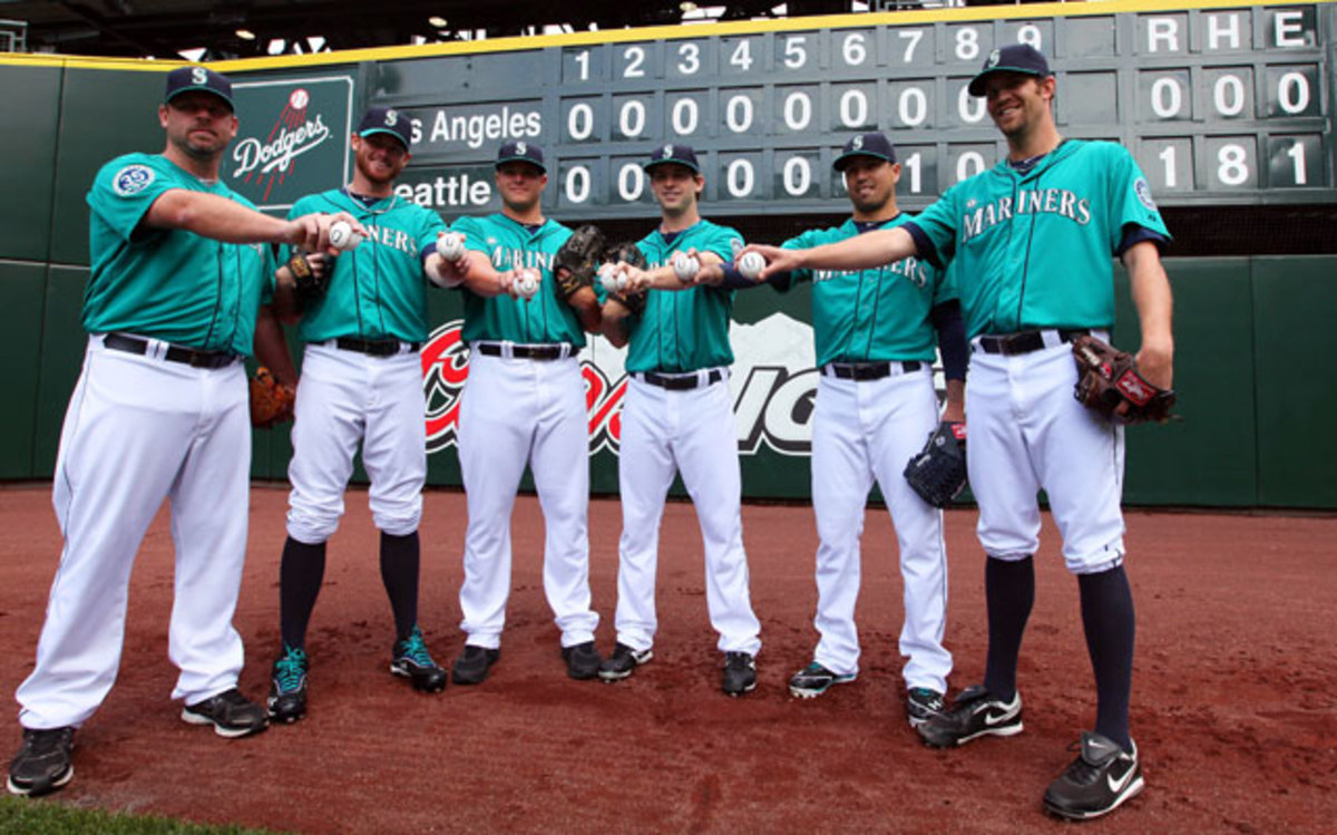 Six Mariners pitchers