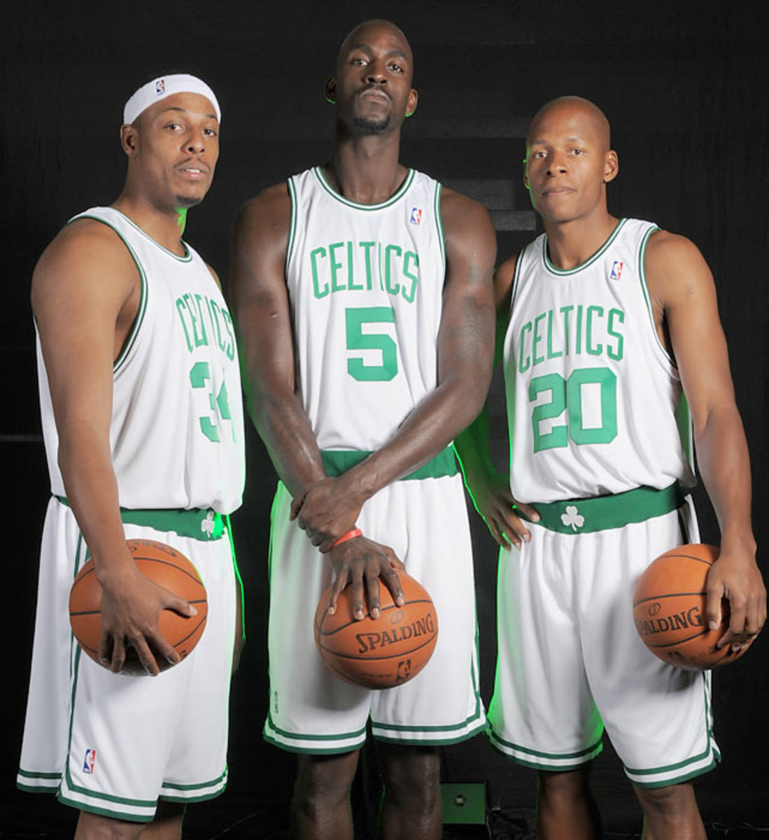 Paul Pierce, Kevin Garnett and Ray Allen
