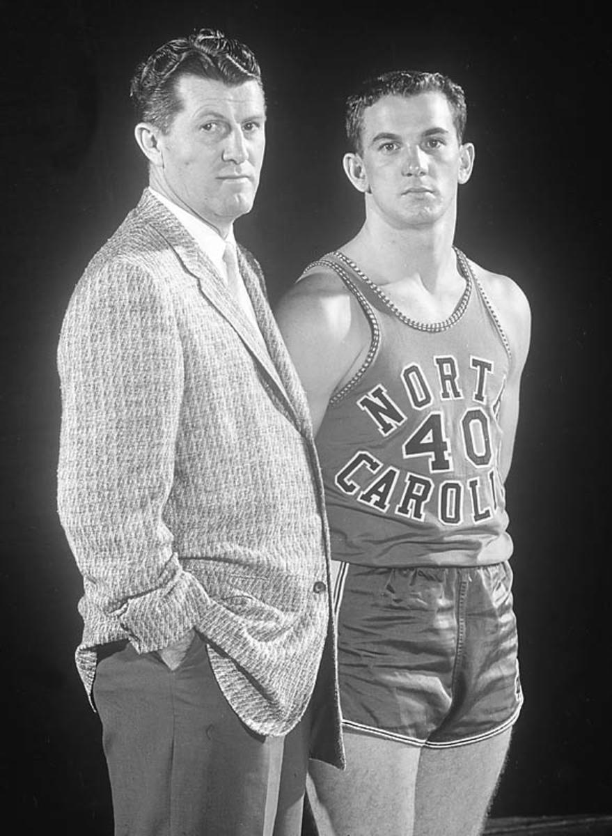 Frank McGuire and Tommy Kearns