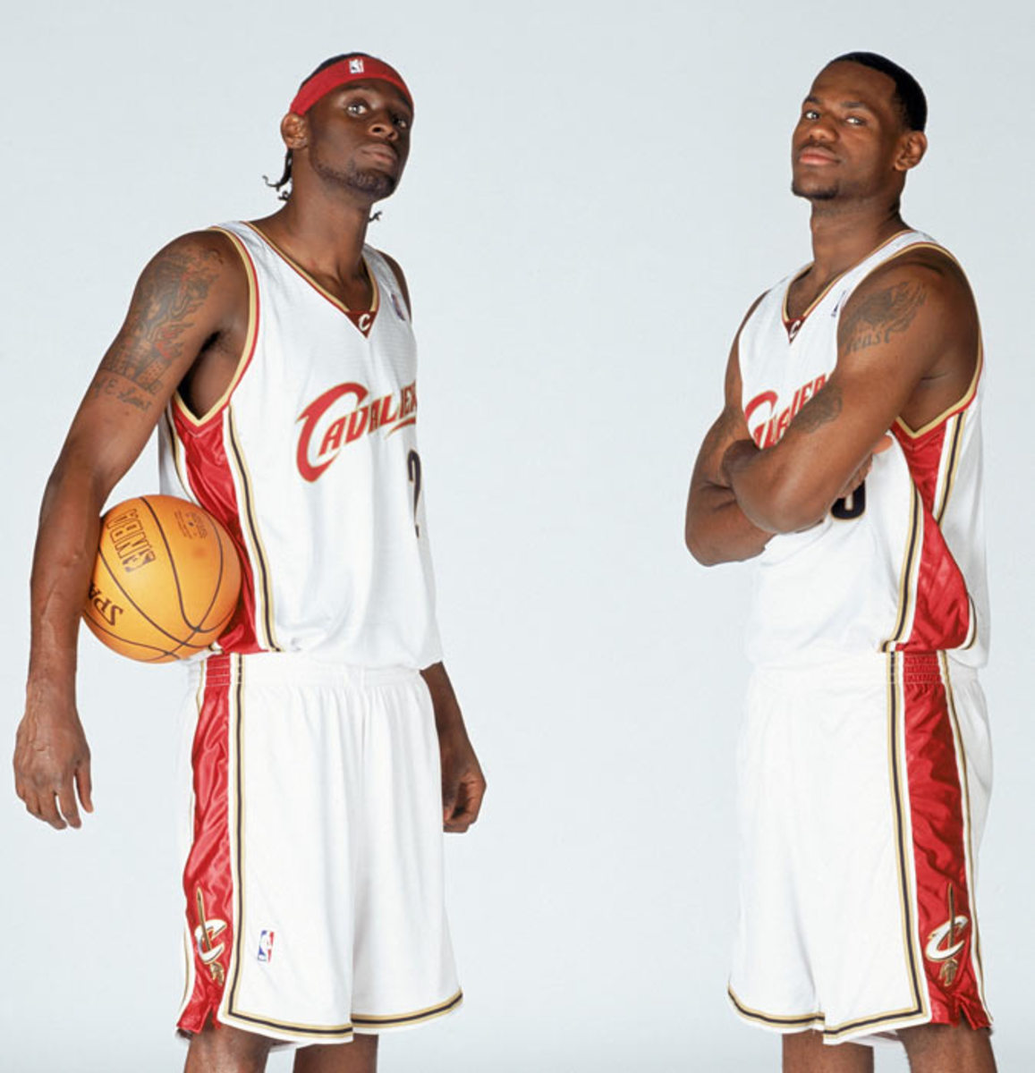 Darius Miles and LeBron James