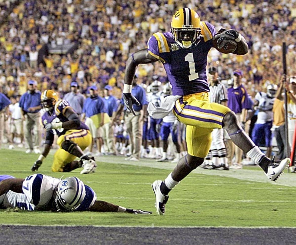 No. 2 LSU 44, Middle Tennessee St. 0