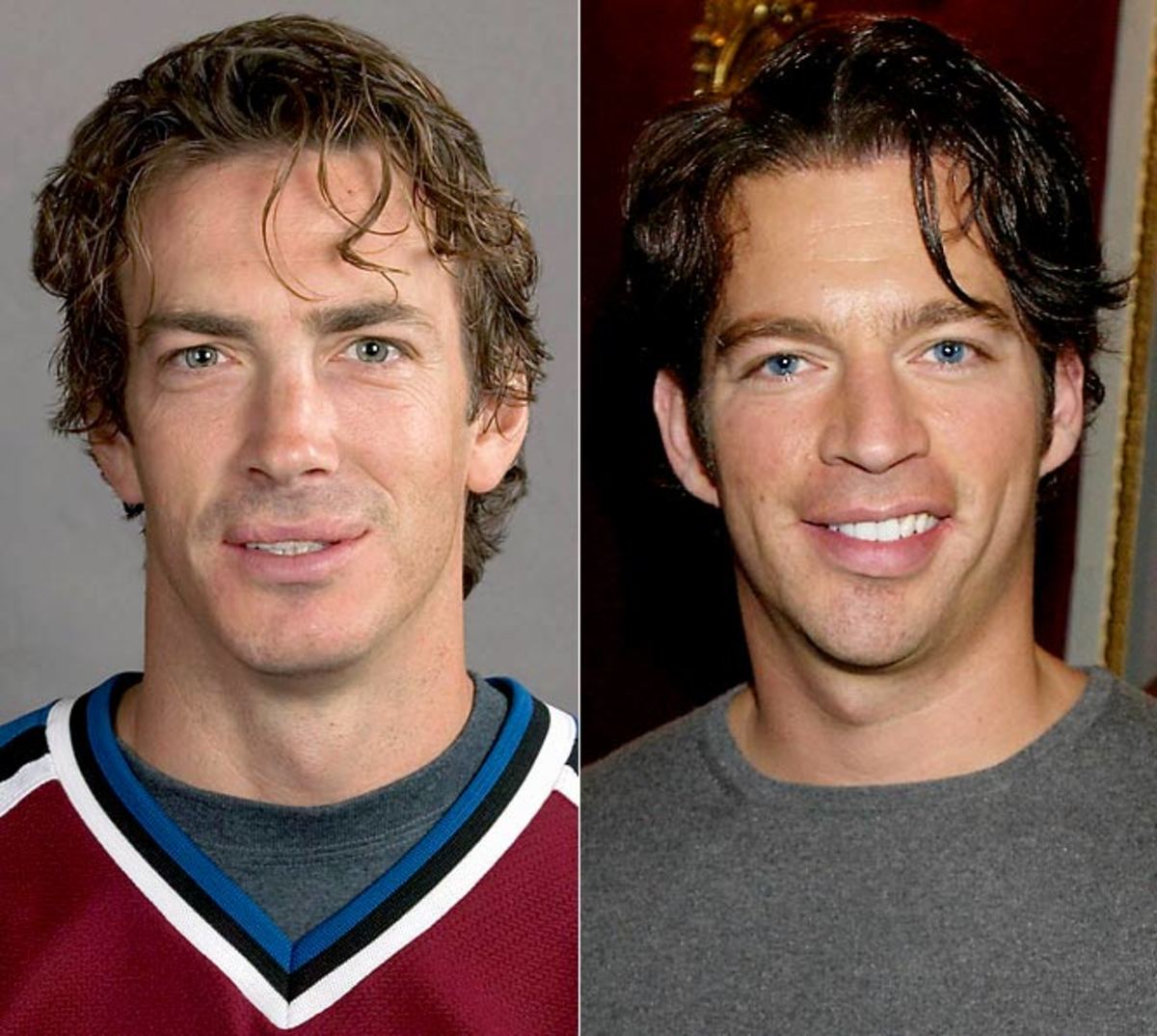 NHL players resembling entertainers
