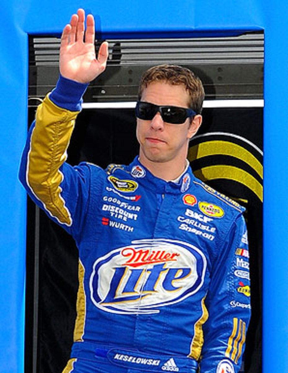 Brad Keselowski won earlier this year in Bristol, and is looking for another victory this weekend.
