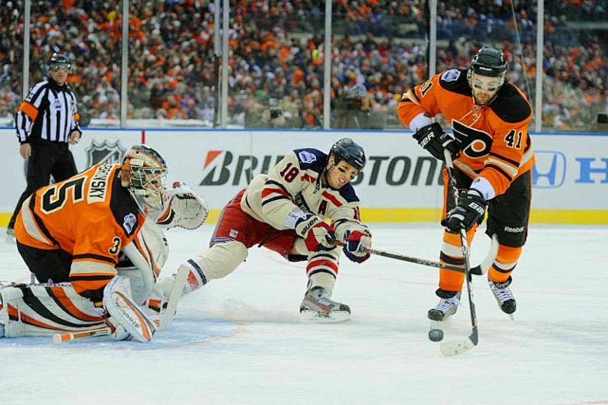 Rangers 3, Flyers 2