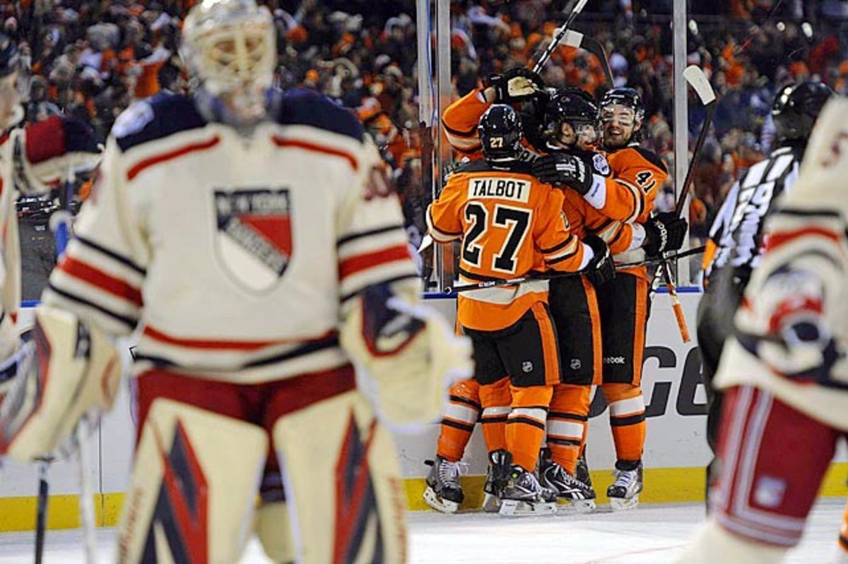 Rangers 3, Flyers 2