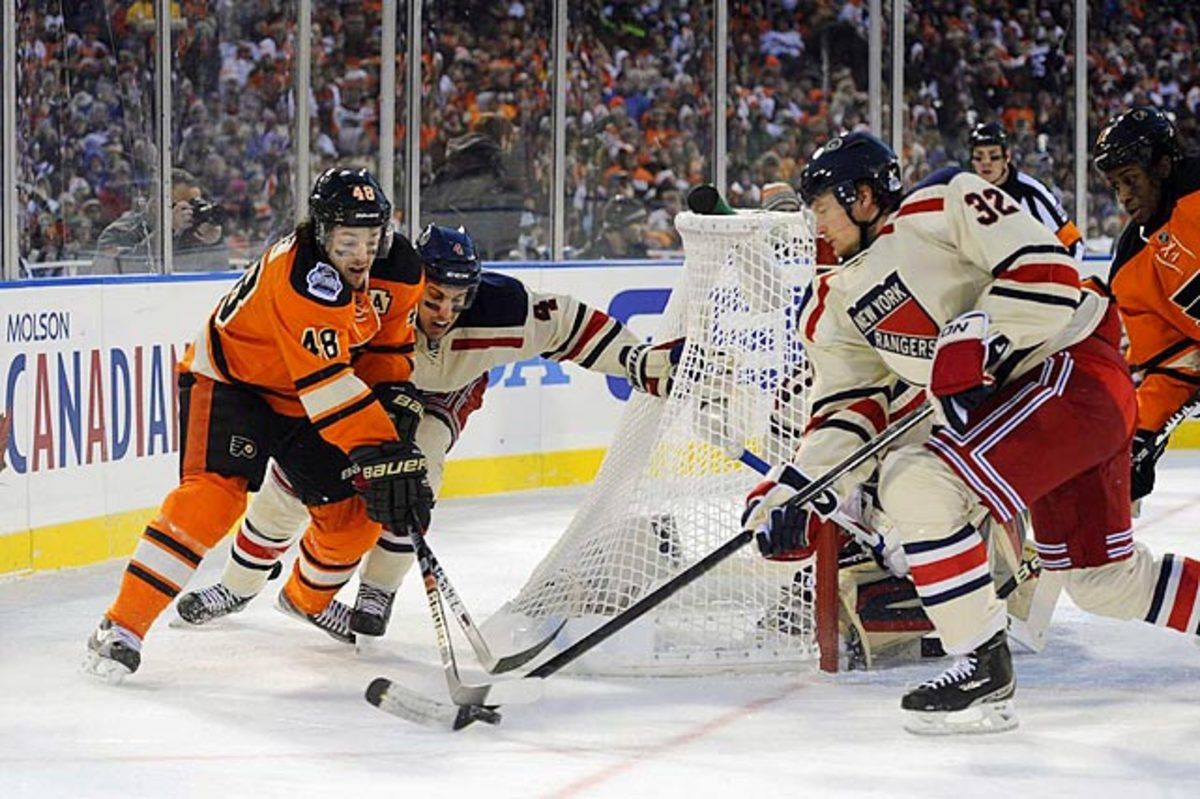 Rangers 3, Flyers 2