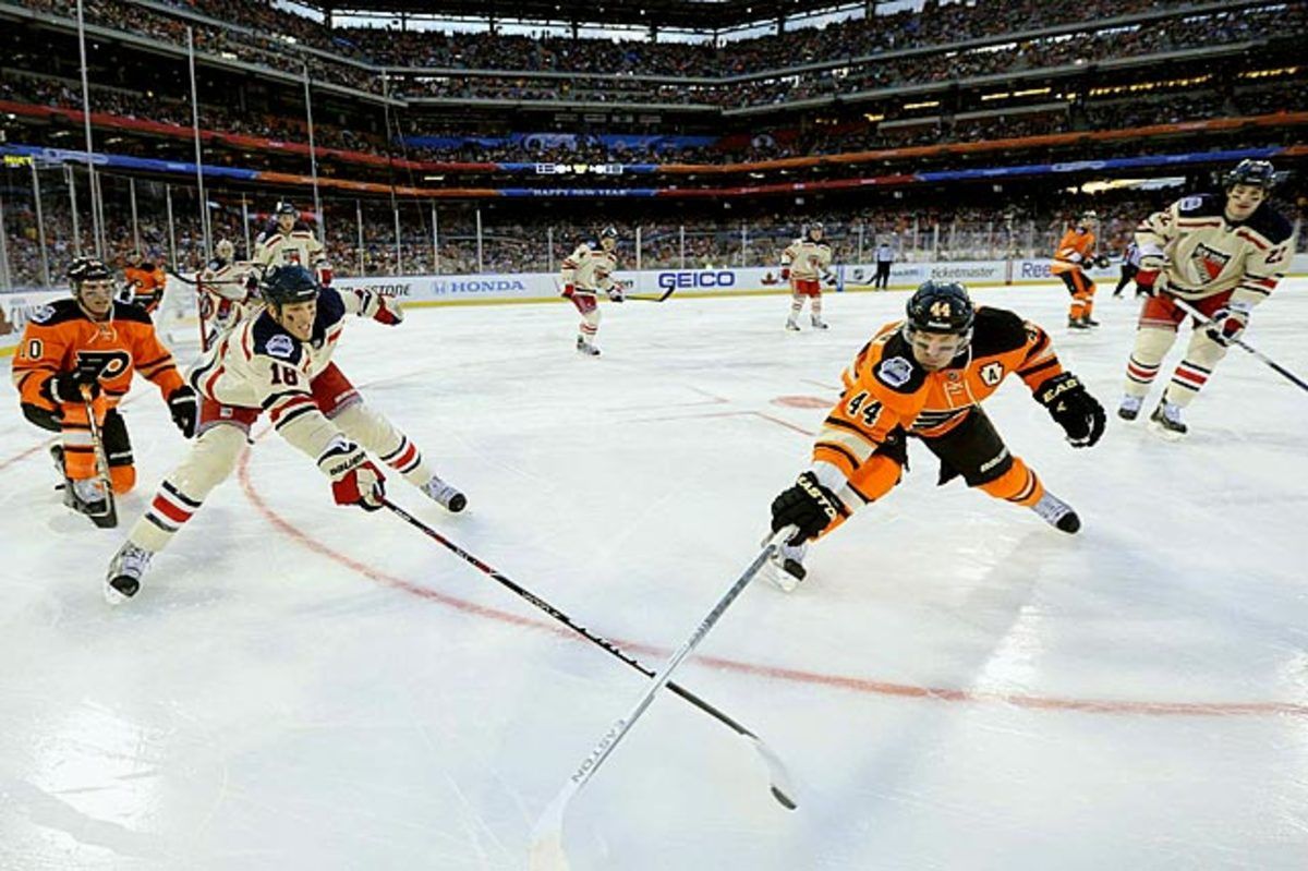 Rangers 3, Flyers 2