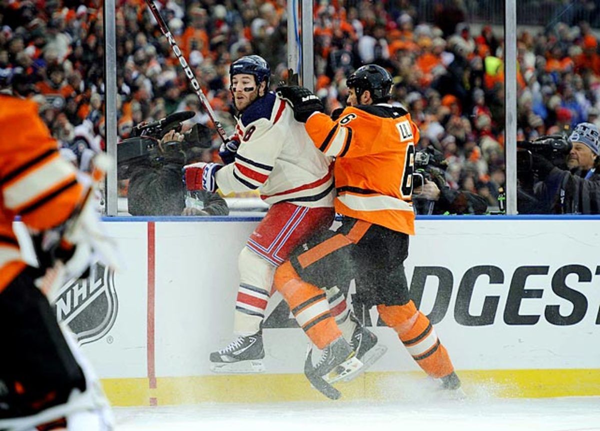 Rangers 3, Flyers 2