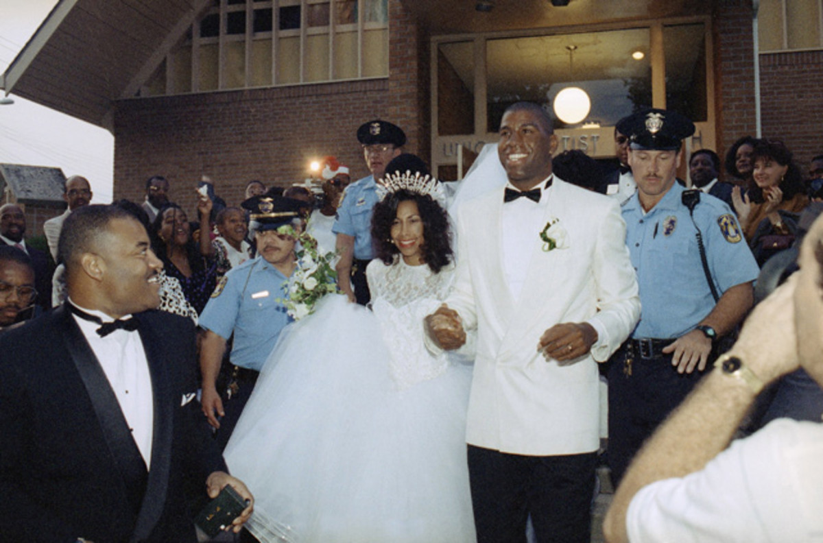 Magic Johnson and Cookie Kelly