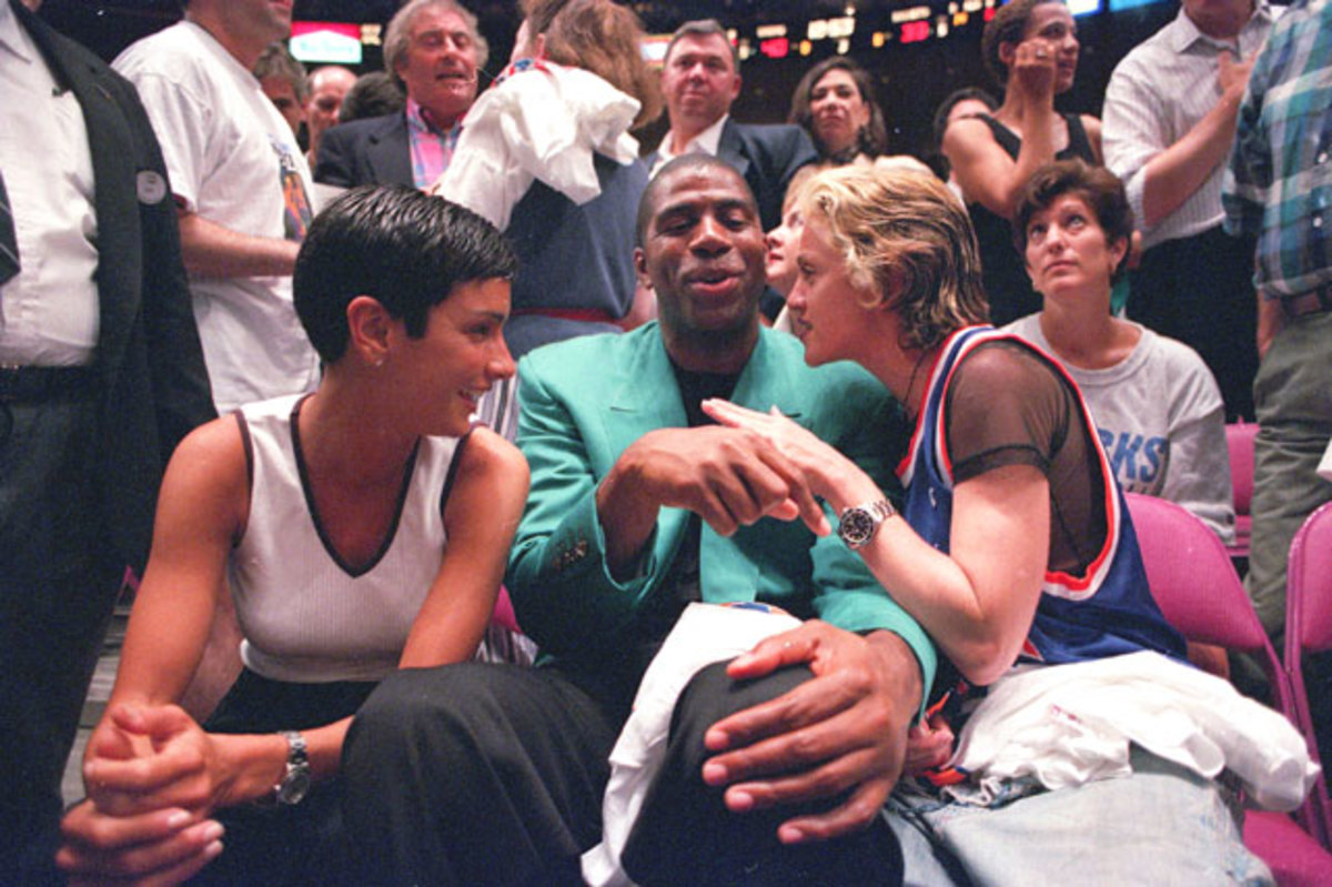 Ingrid Casares, Madonna and Magic Johnson 