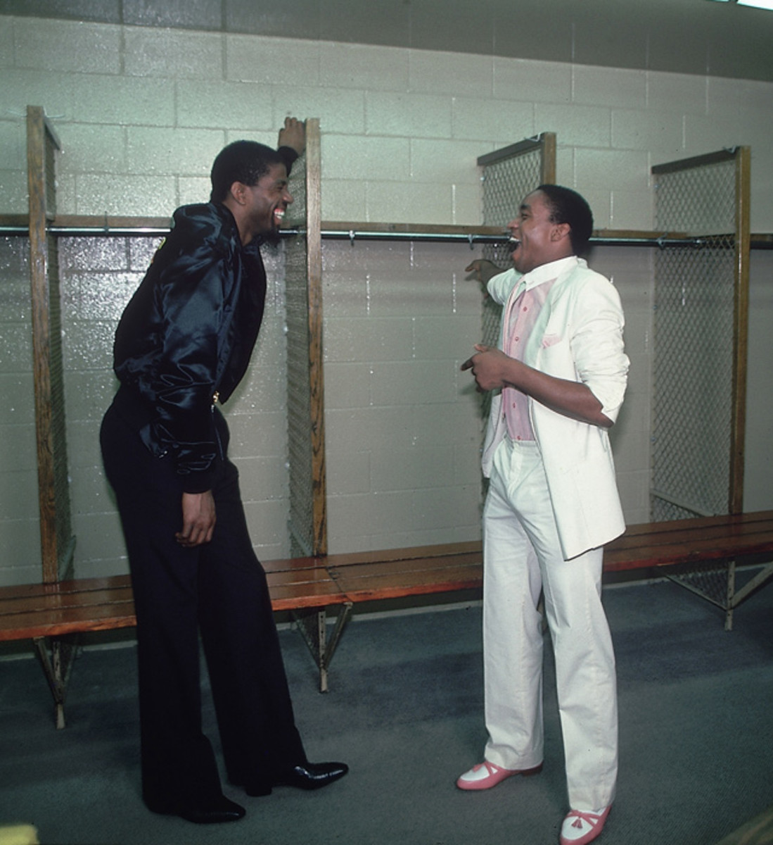 Magic Johnson and Isiah Thomas